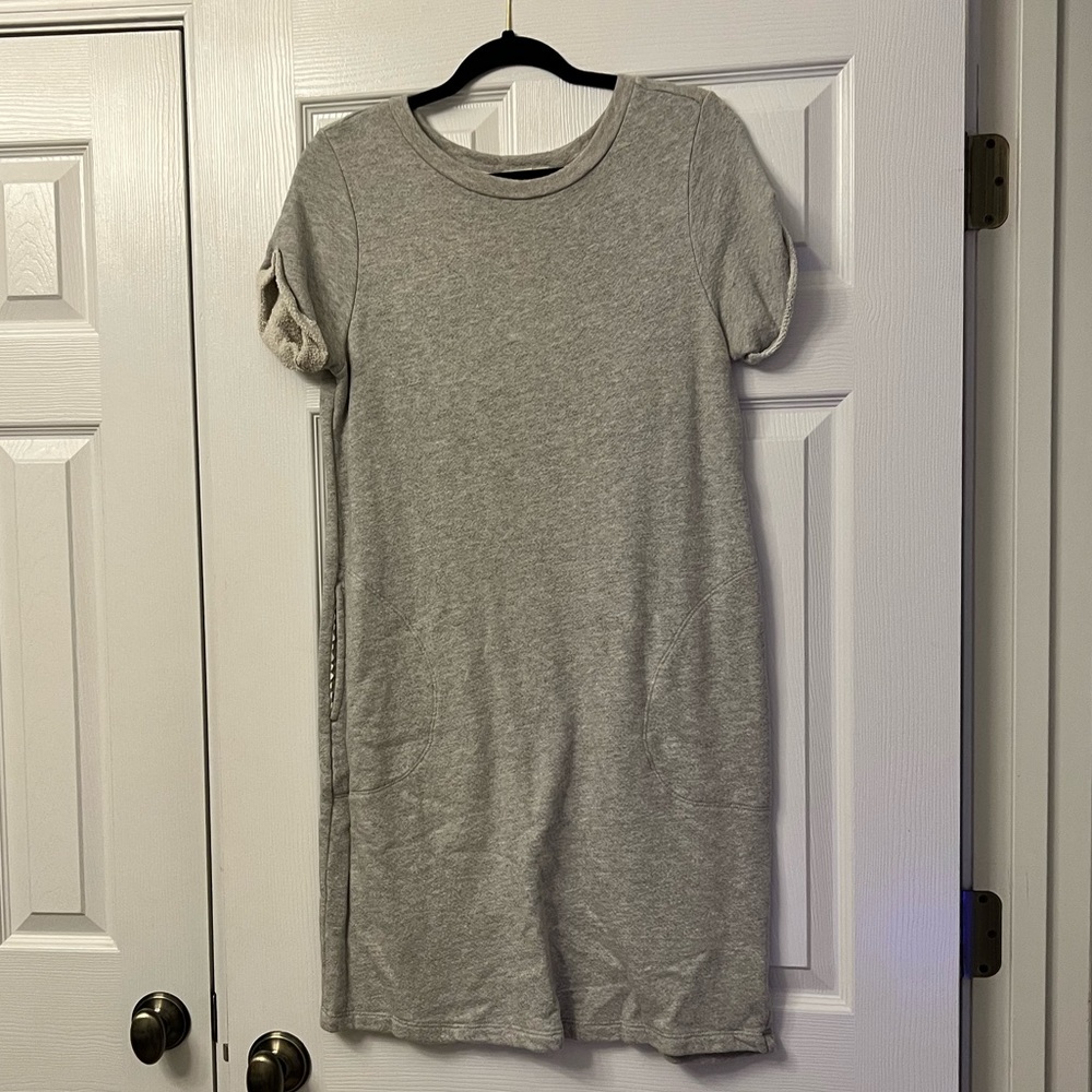 Grey Cloth & Stone Sweatshirt Dress